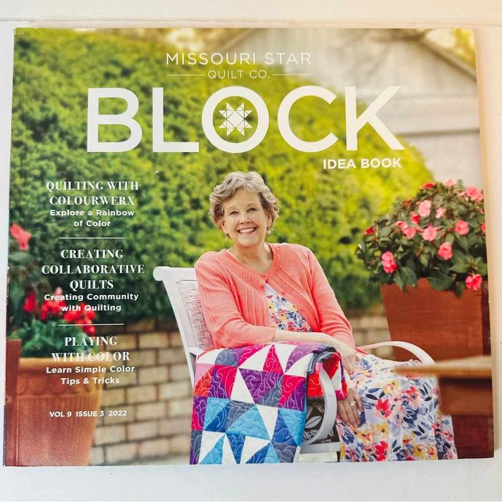 Set of 2 Missouri Star Quilt BLOCK Magazines Idea Book 2022